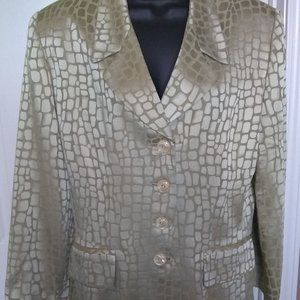 Pale green Albert Nipon 2-piece suit